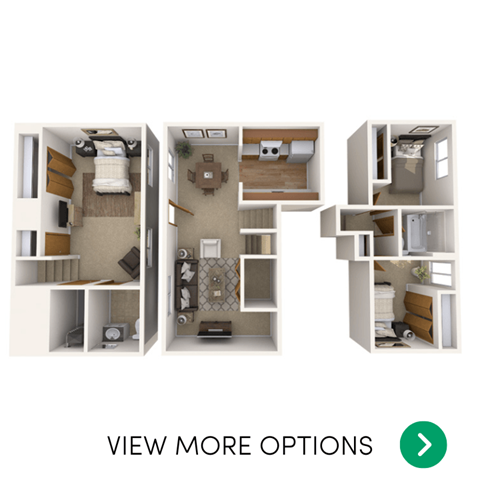 3 bedroom apartment floor plans in East Lansing, MI near Michigan State University | Spartan Duplexes